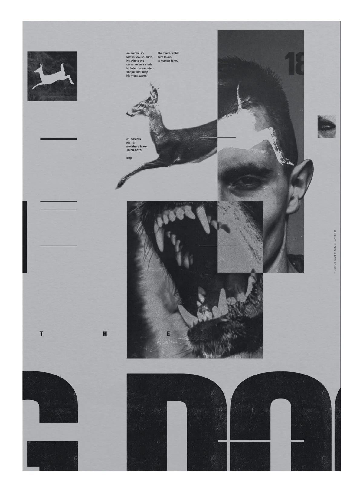 The Dog poster by Meinhard Taxer