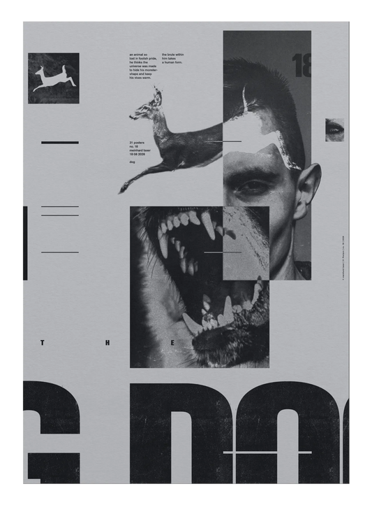 The Dog poster by Meinhard Taxer