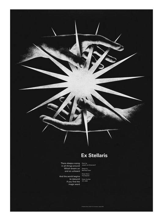Ex Stellaris poster by Meinhard Taxer