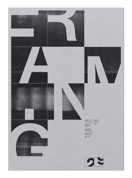 Framing poster by Meinhard Taxer