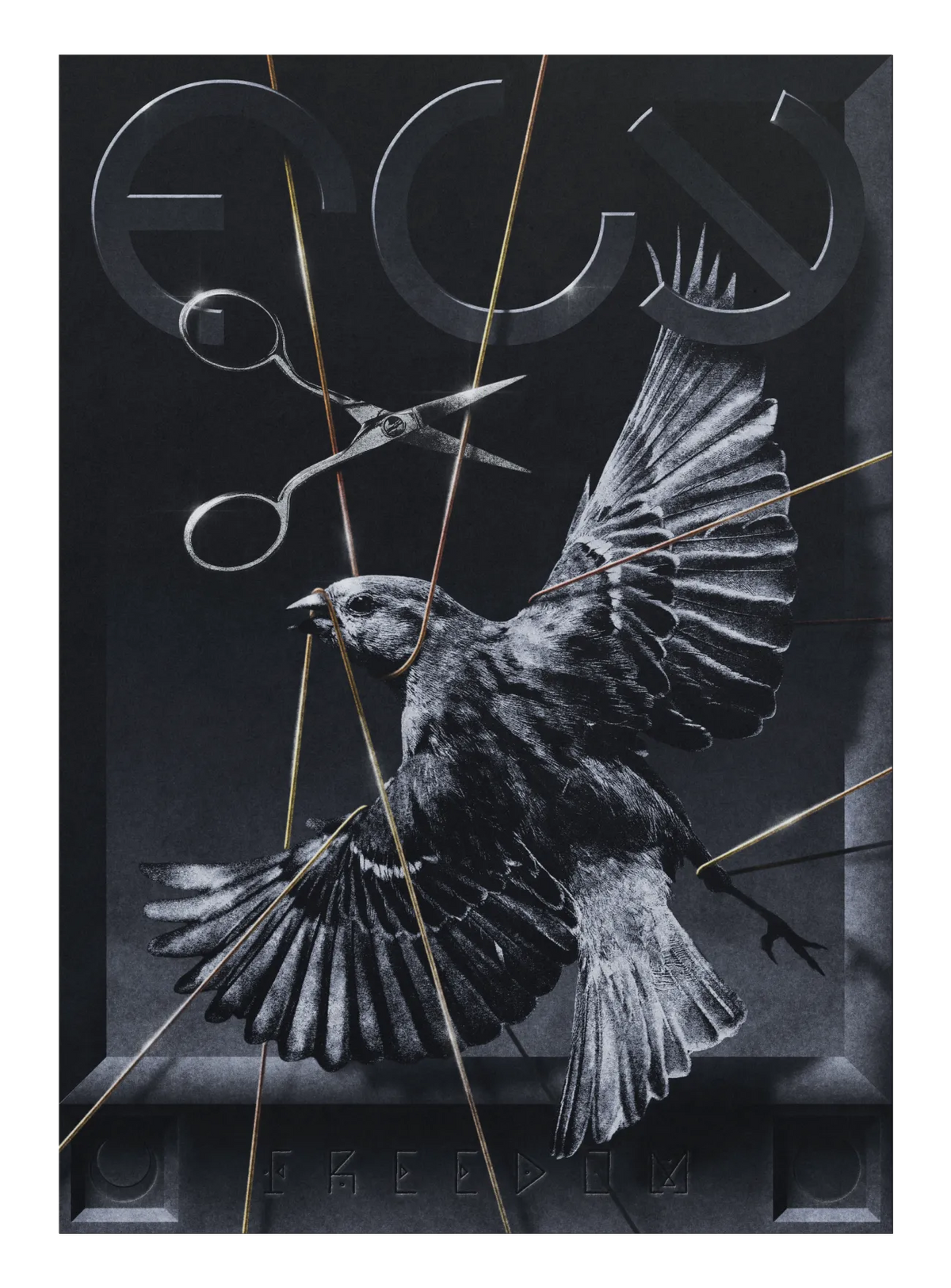 Freedom poster by Meinhard Taxer