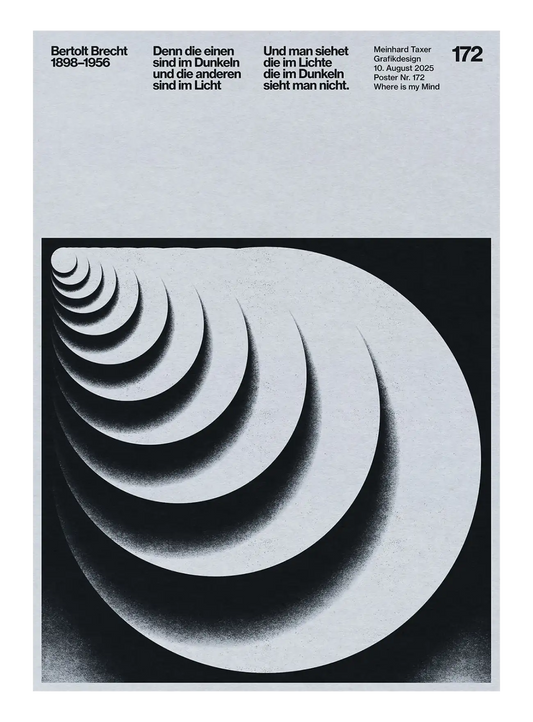 Licht und Dunkelheit poster by Meinhard Taxer