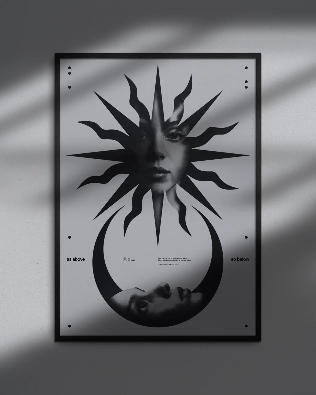 As Above - So Below poster mockup 01 framed