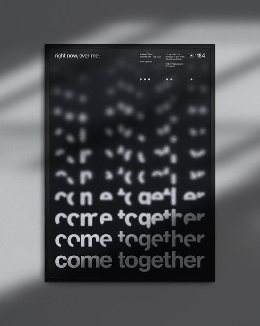Come Together poster mockup 01