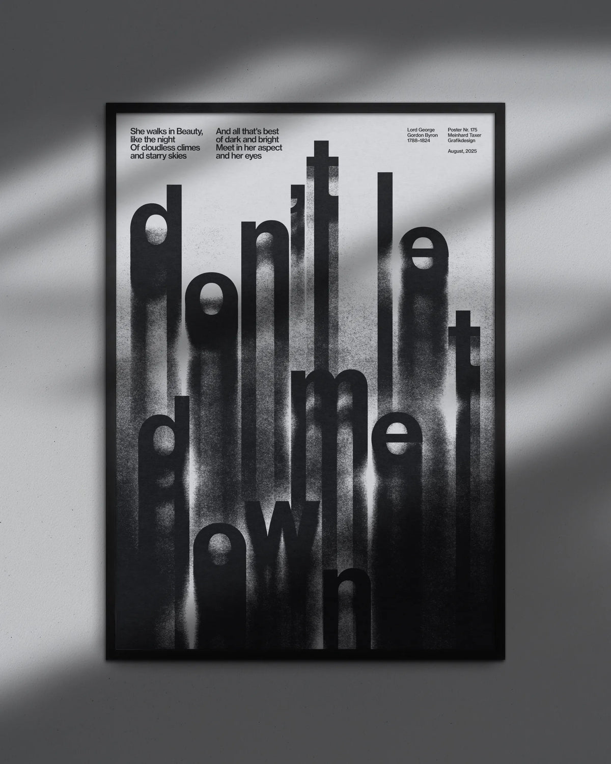 Don't Let Me Down poster mockup 01