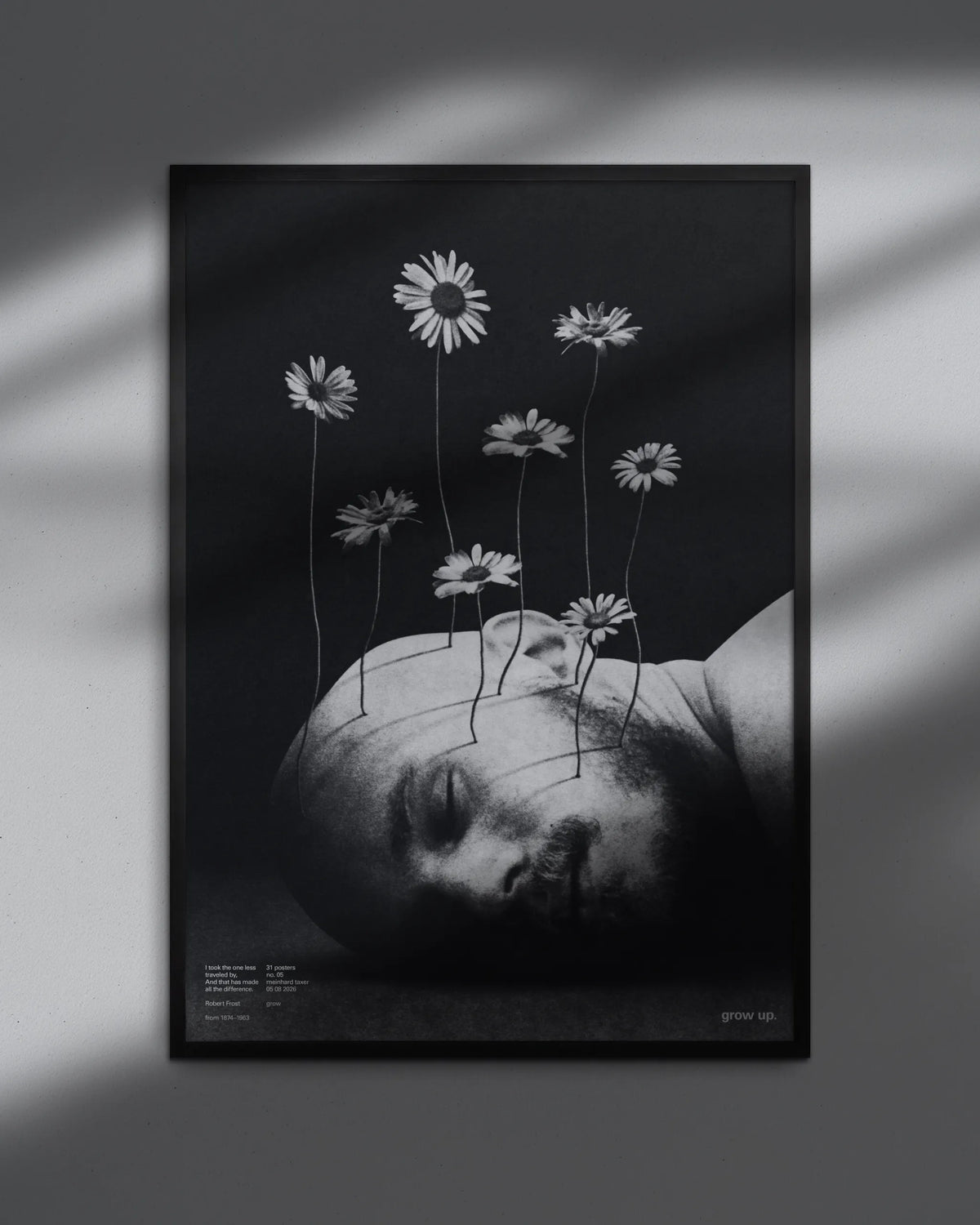 Grow Up poster mockup 01 framed