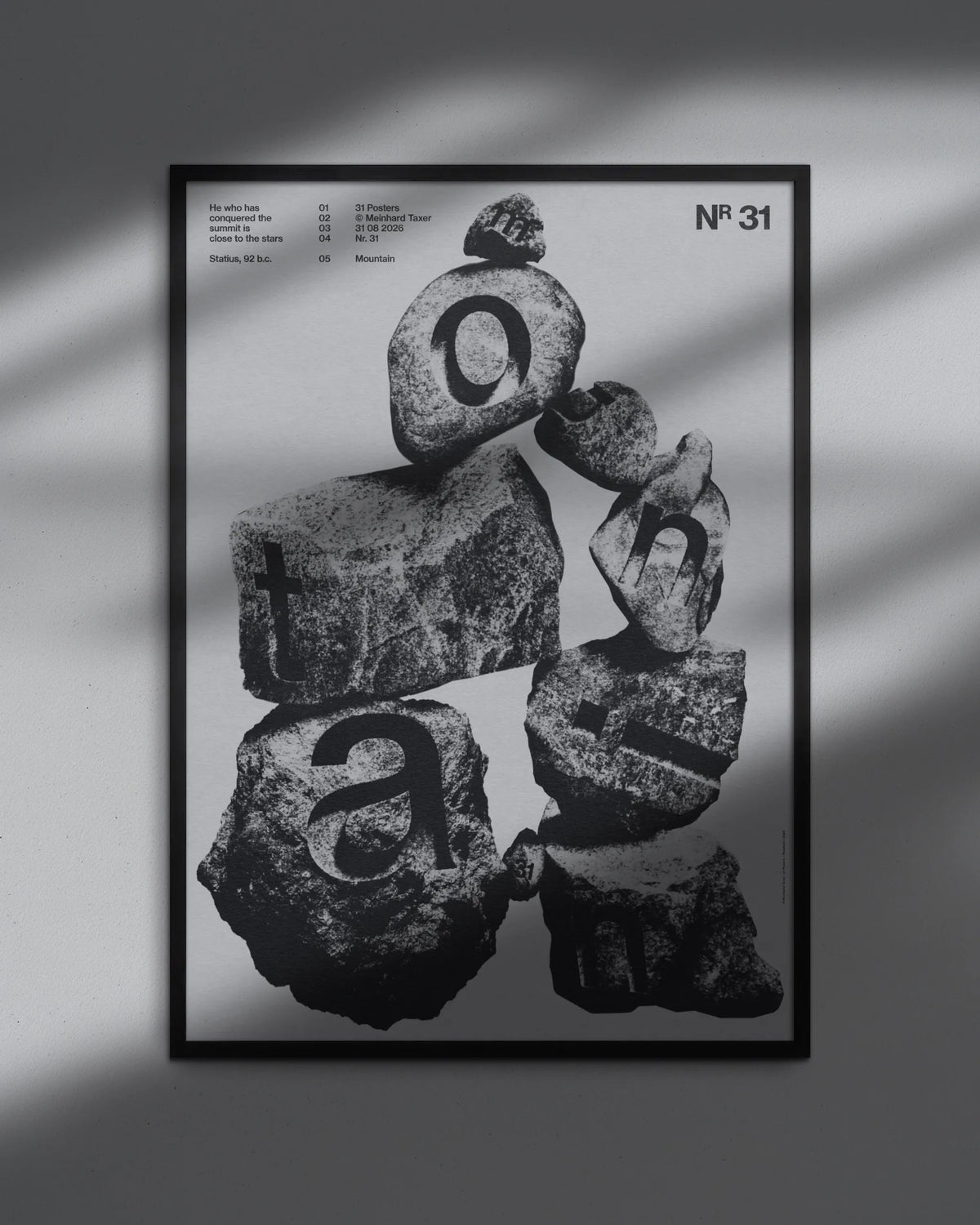 Mountain poster mockup 01