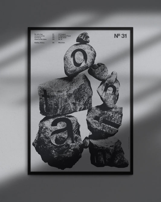 Mountain poster mockup 01