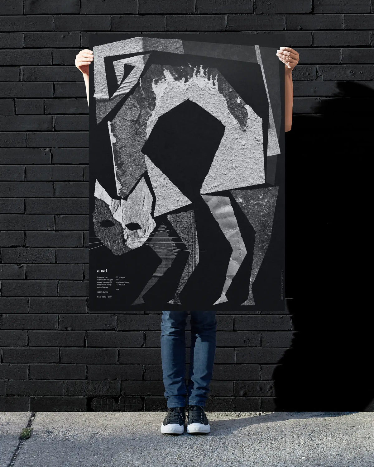 A Cat poster mockup 02 framed