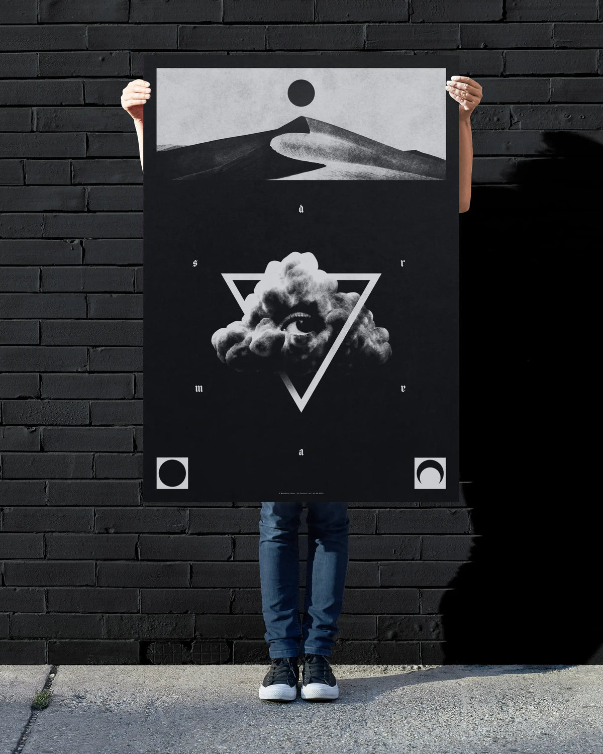 Dreams poster mockup 02 framed