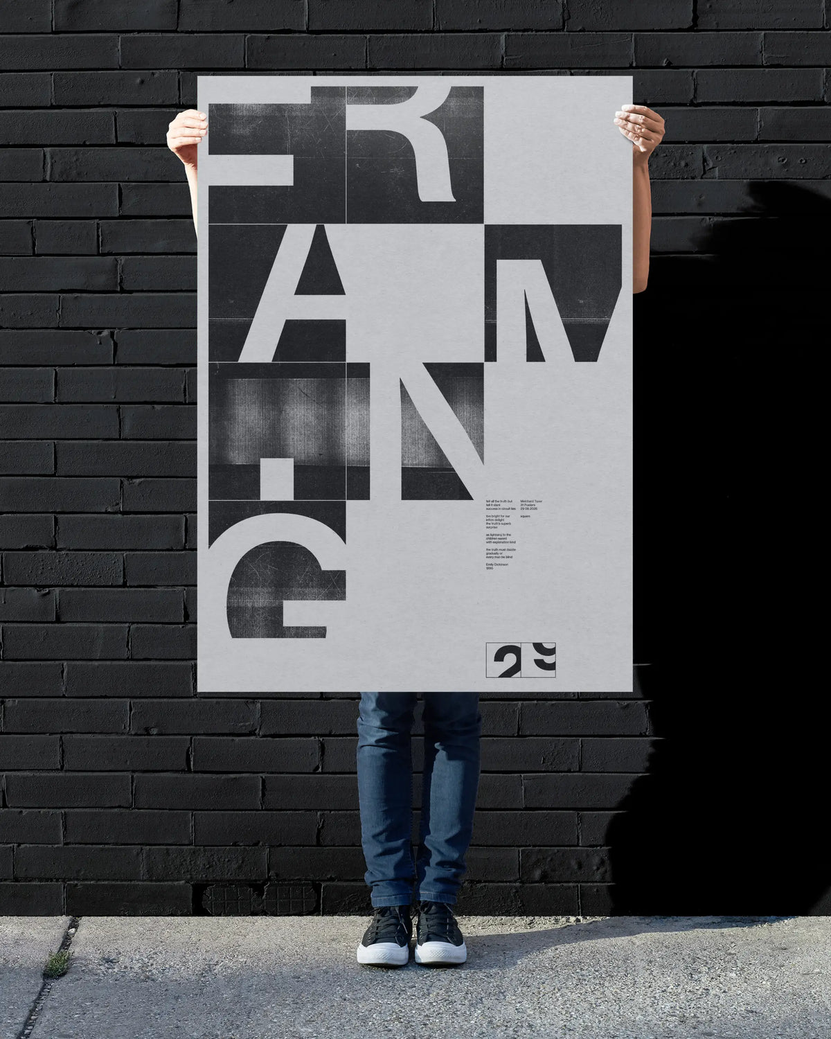 Framing poster mockup 02