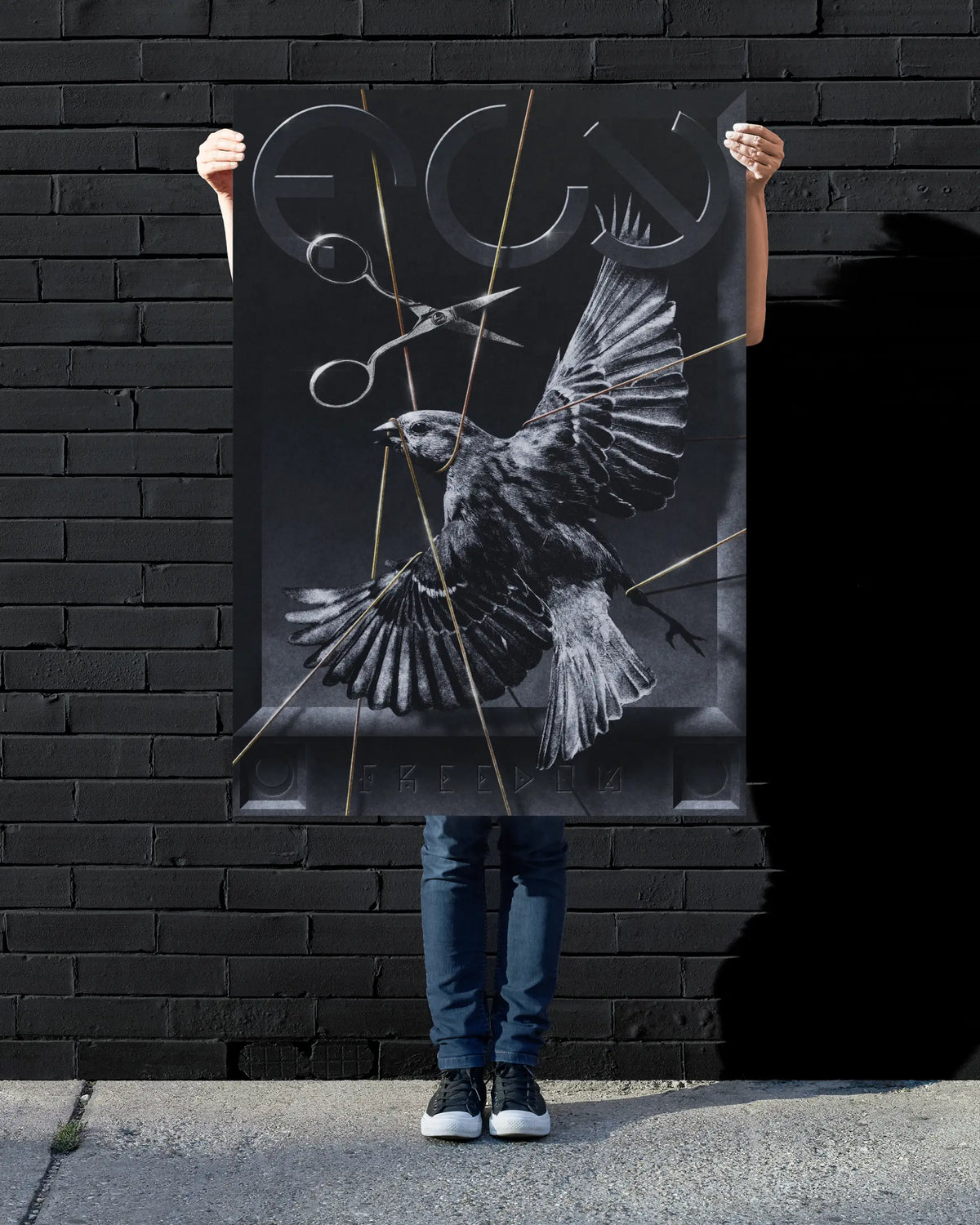 Freedom poster mockup 02