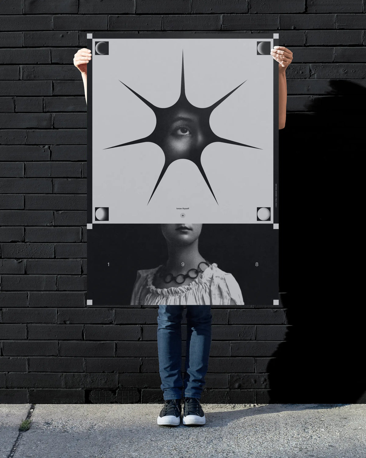 Inward poster mockup 02 framed