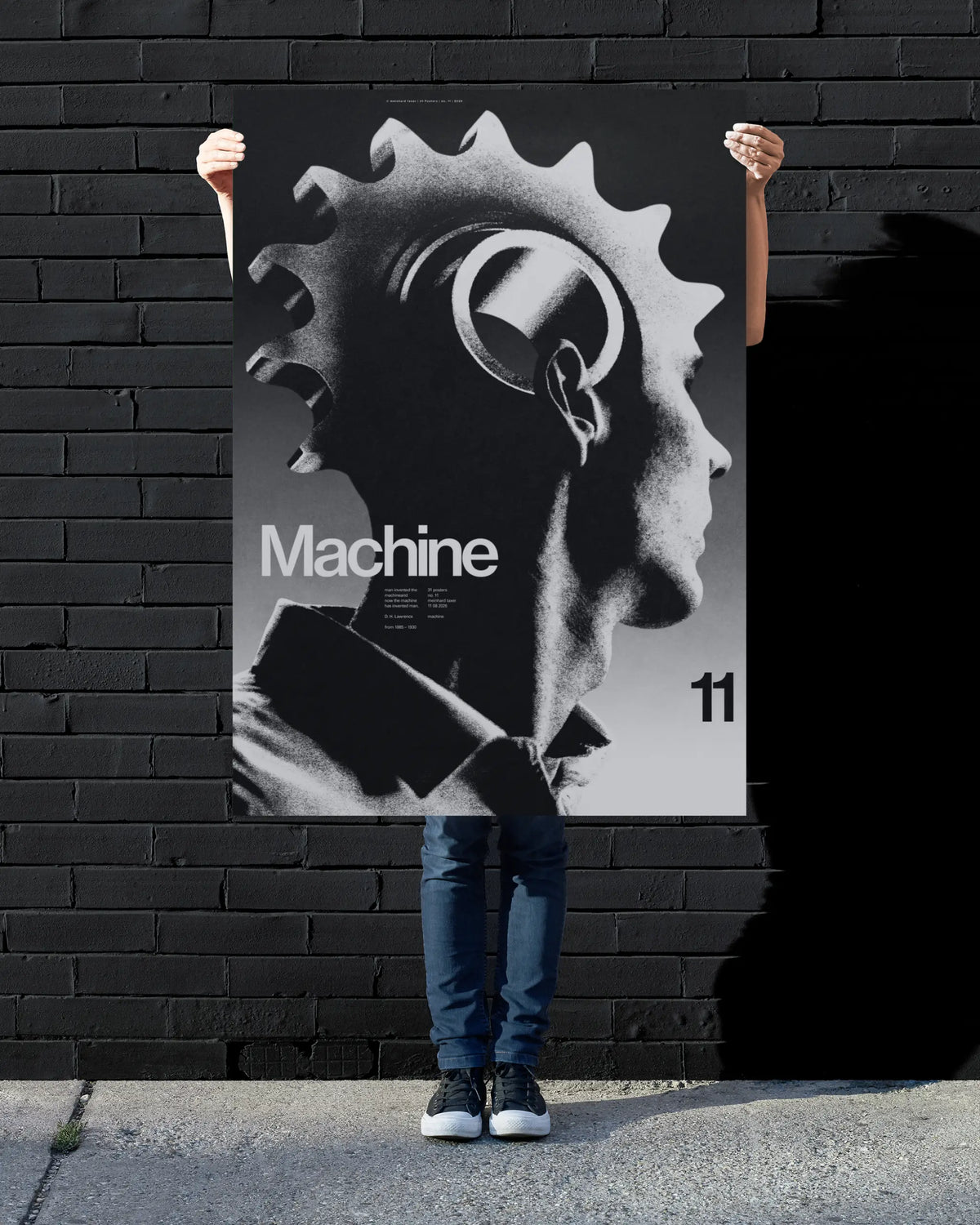 Machine poster mockup 02 framed