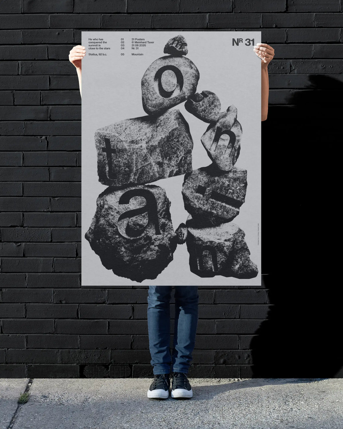 Mountain poster mockup 02