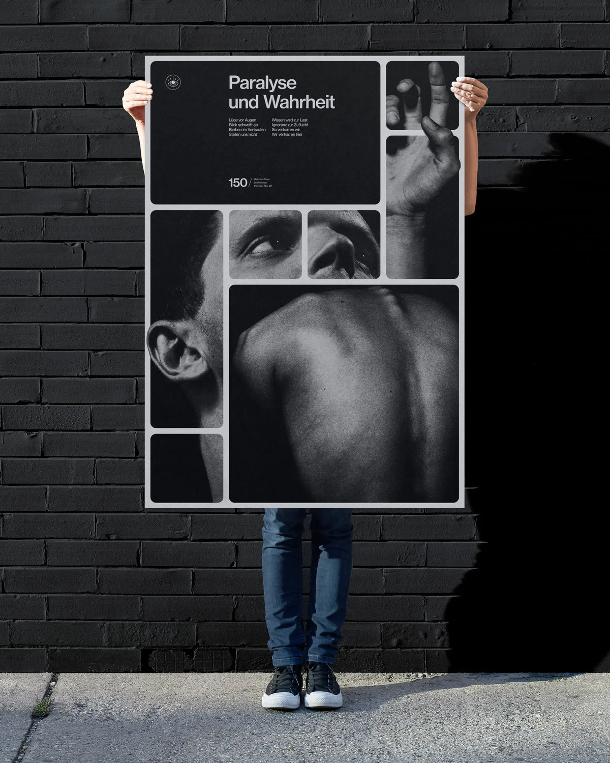Paralyse und Wahrheit poster mockup 02