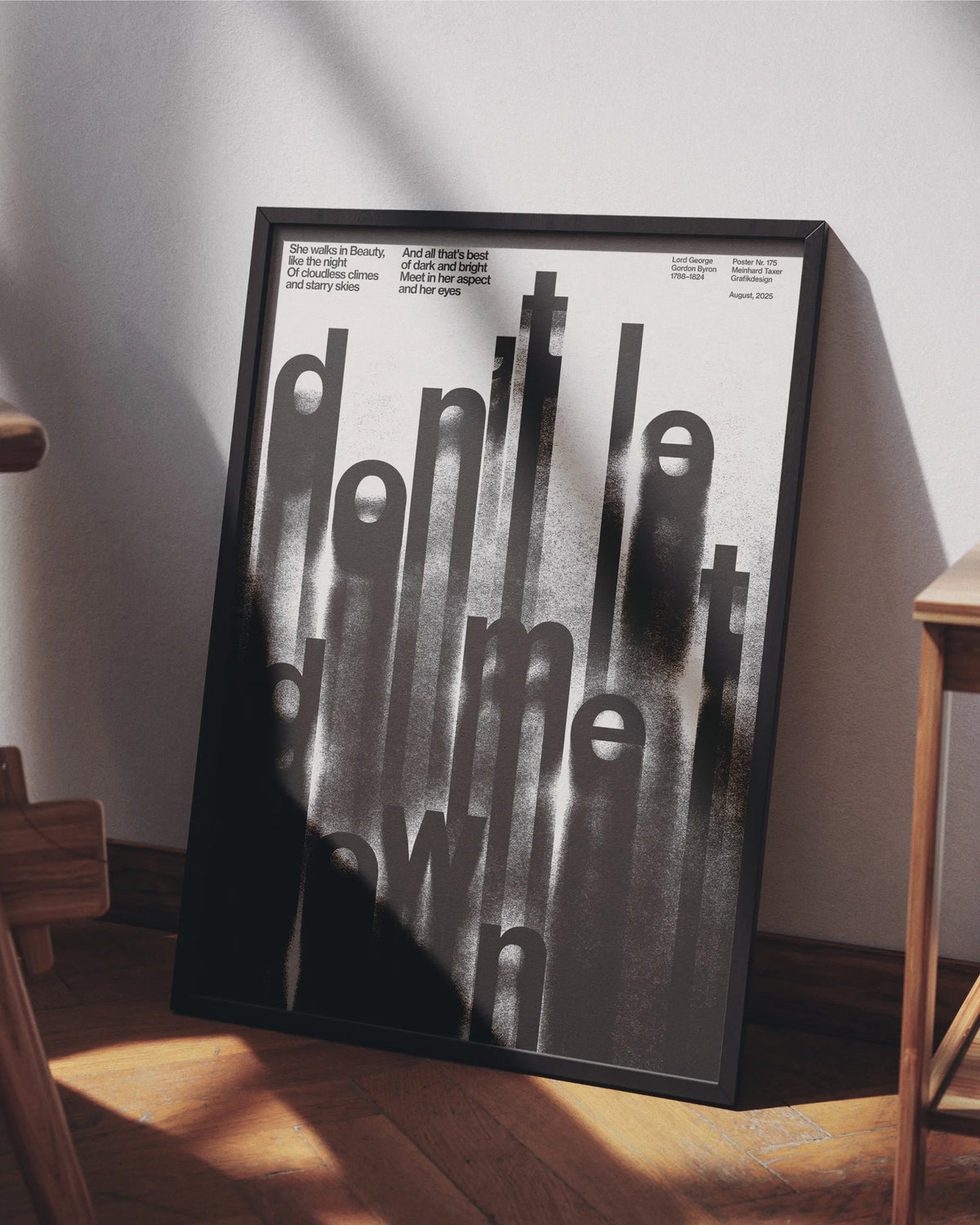 Don't Let Me Down poster mockup 03