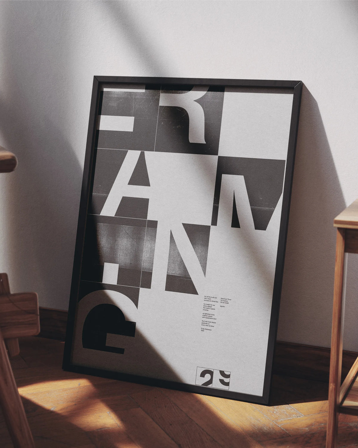 Framing poster mockup 03