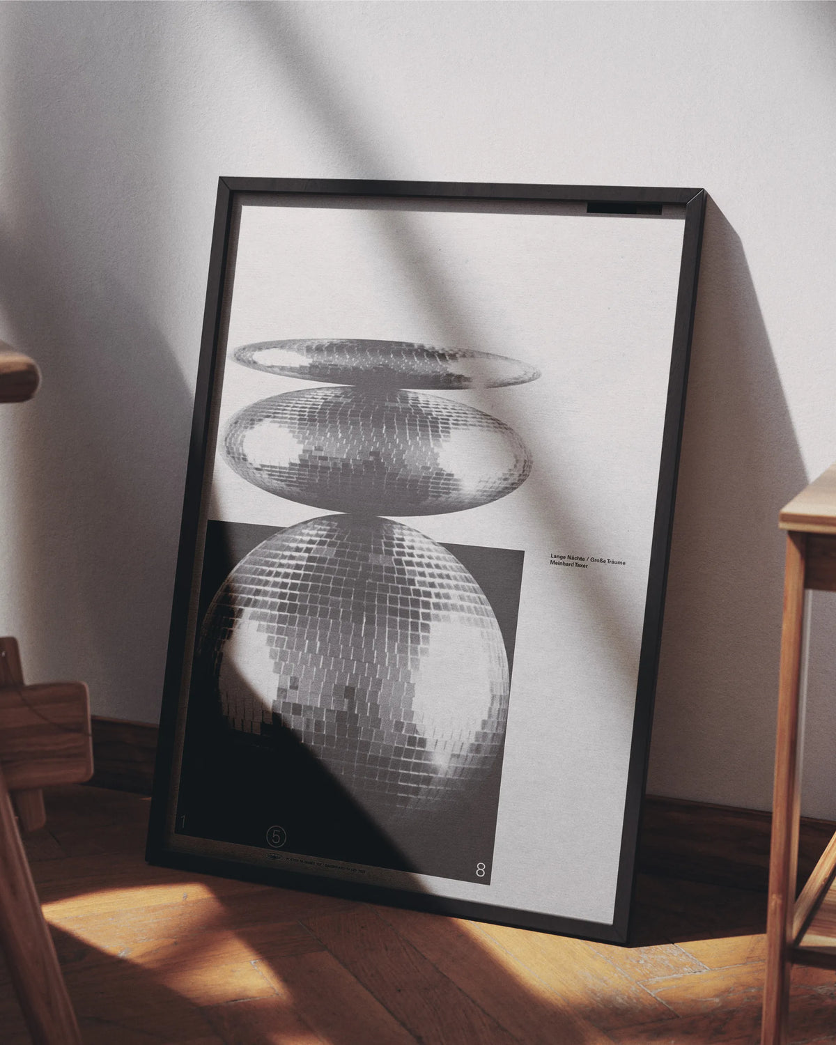 Lange Naechte poster mockup 03 framed
