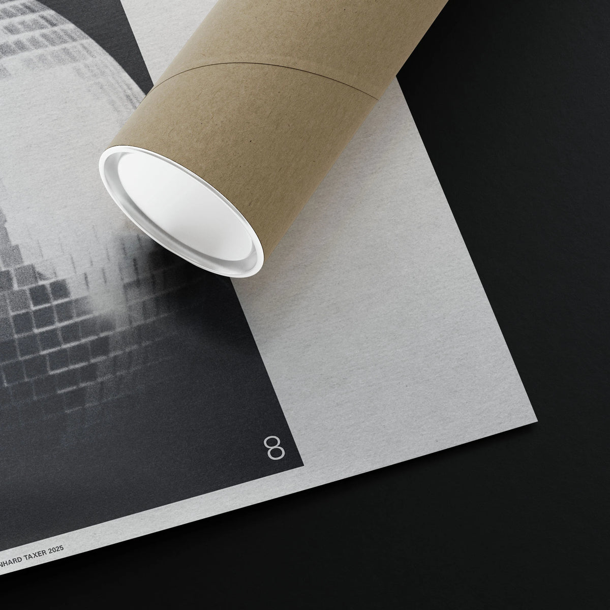 Lange Naechte poster mockup 05 framed