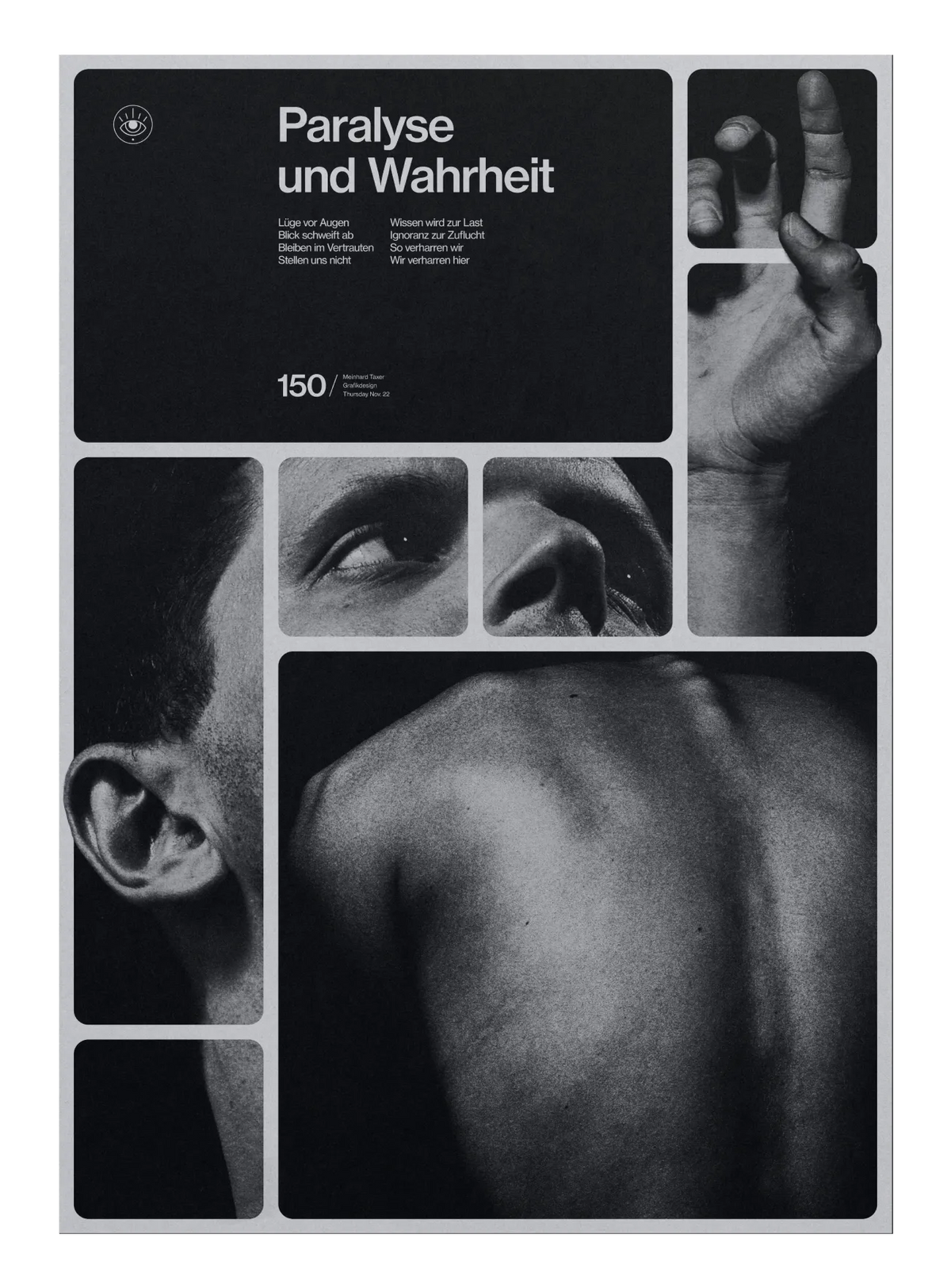 Paralyse und Wahrheit poster by Meinhard Taxer
