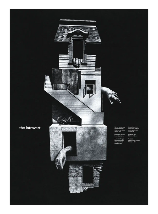 The Introvert poster by Meinhard Taxer